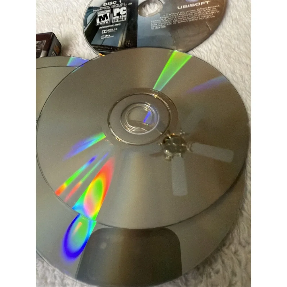 Assassins's Creed PC CD ROM VTG 5 Disc Set Chemical Revolution Mission Ubisoft
